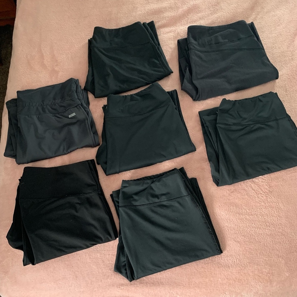 ZELOS Black Yoga BOOT LEG Leggings Collection Size 2X